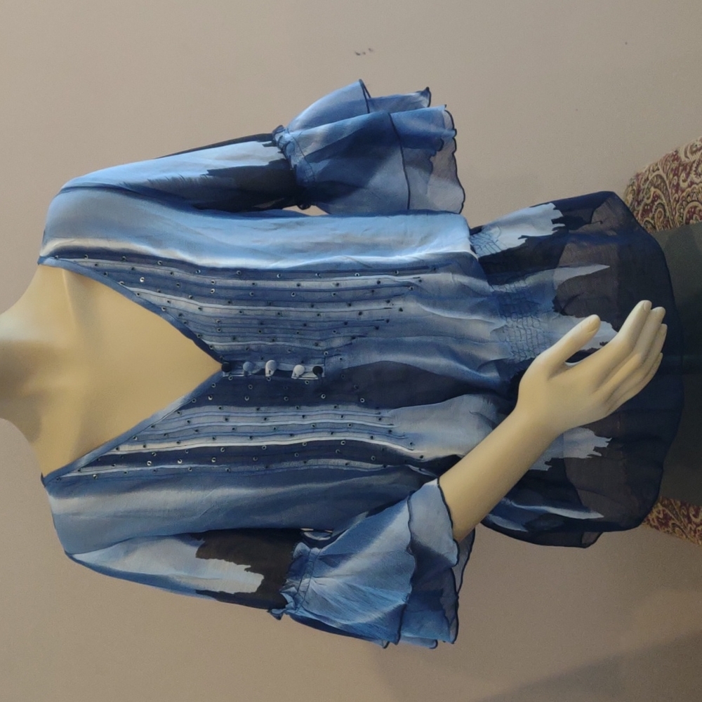 Alberto Makali Small Sheer Blouse